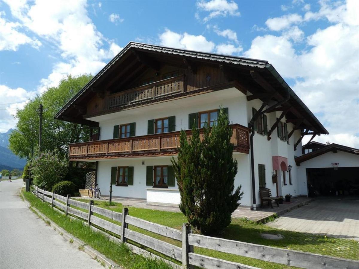 Gaestehaus Bergblick Wallgau Exteriör bild