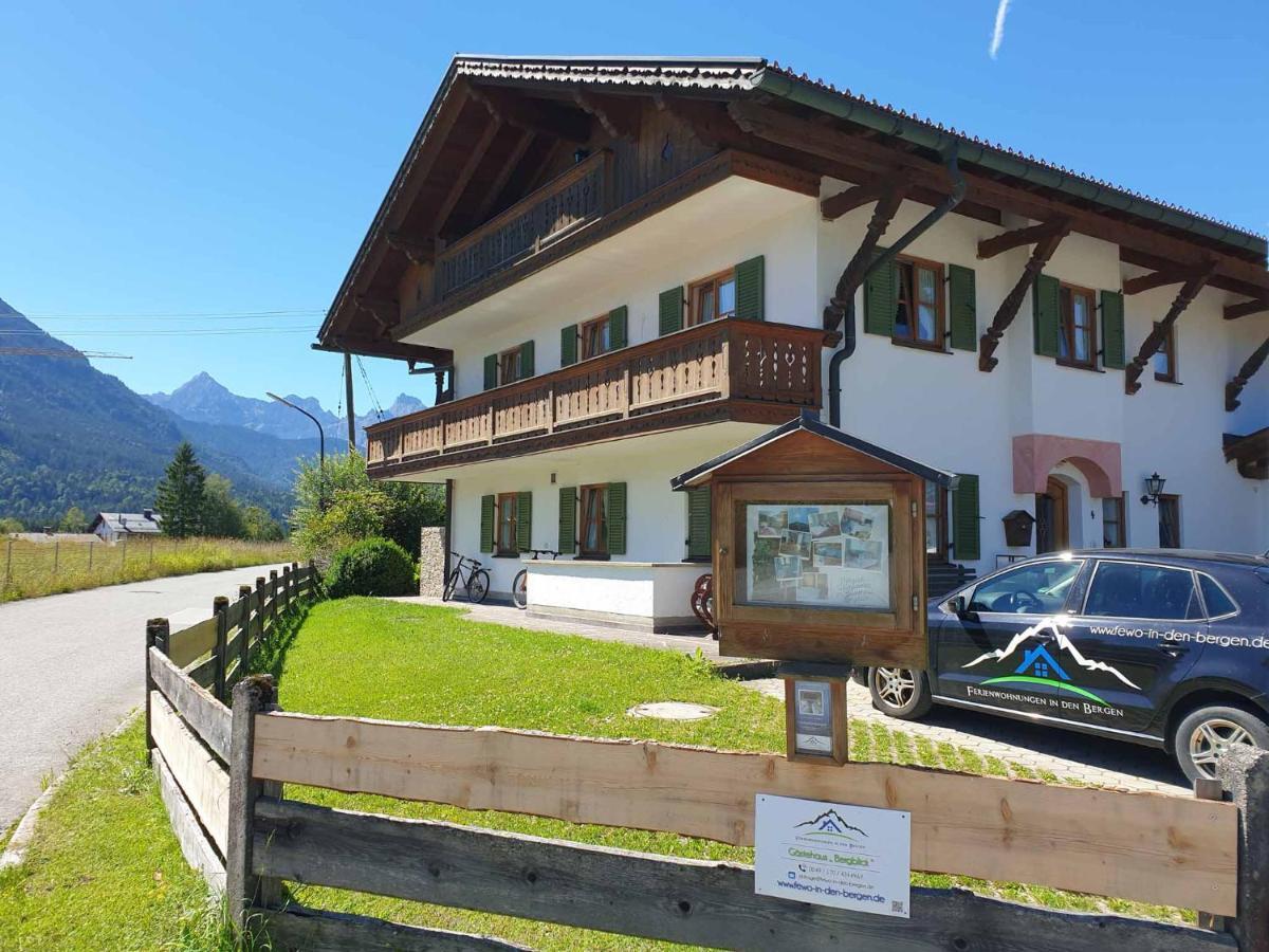 Gaestehaus Bergblick Wallgau Exteriör bild